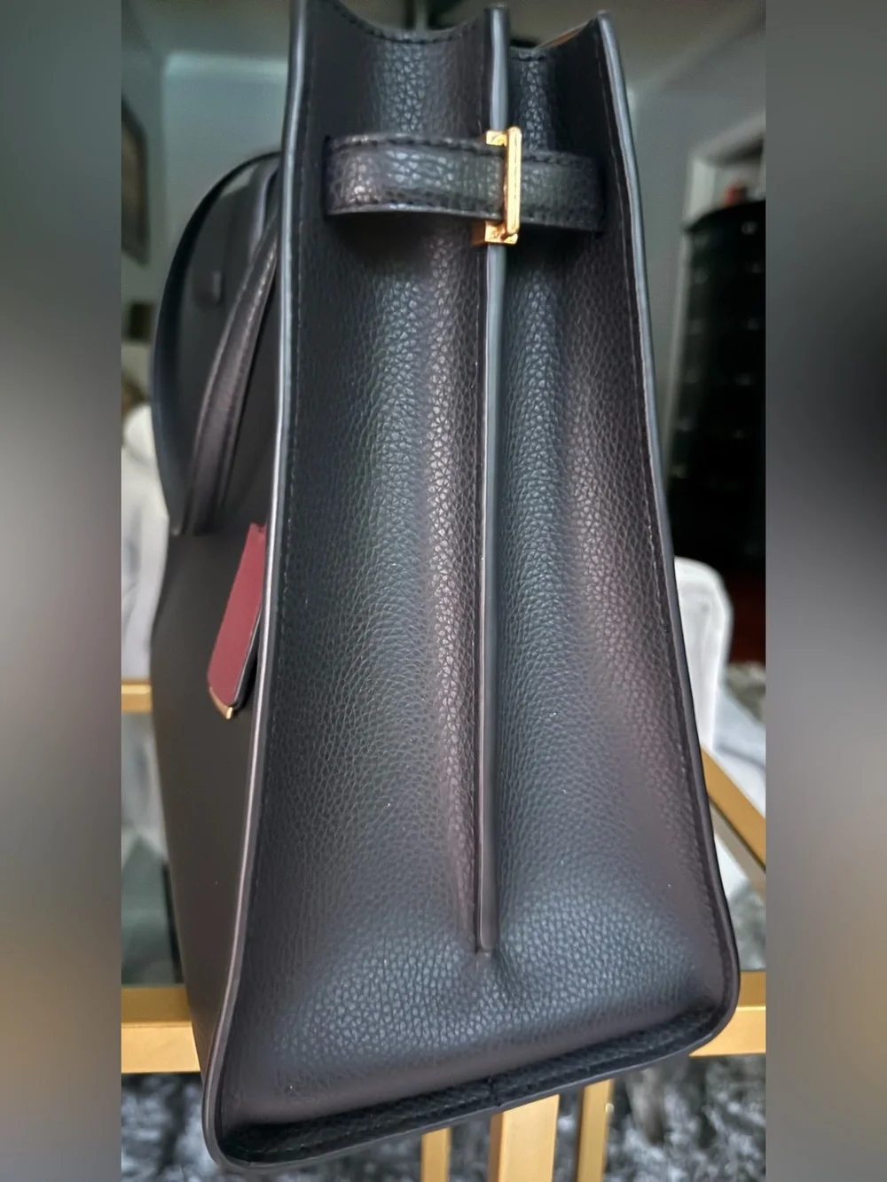 Tory Burch black pebbled